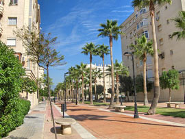 Straße in Malaga